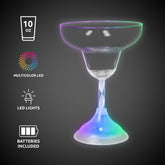 LED 10 oz. Margarita Glass